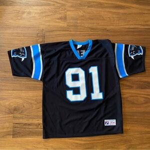 Vintage Carolina Panthers Kevin Greene 91 Logo 7 NFL Jersey Mens L USA